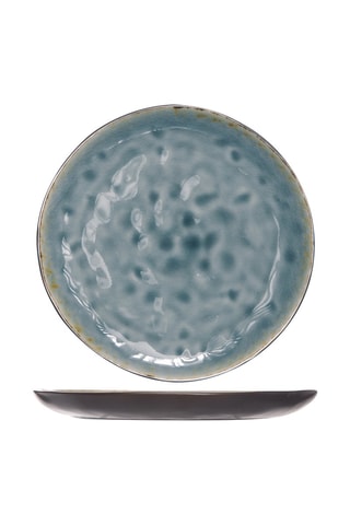 Plato llano de gres Laguna - 27 cm