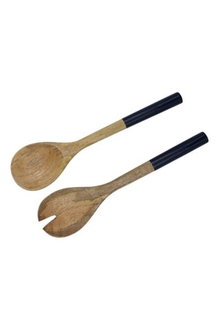 Juego de ensalada de madera de mango