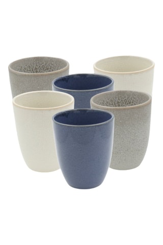 6 tazas de cerámica Oia