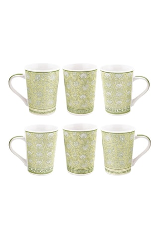 6 tazas de porcelana Soliman - 34 cl