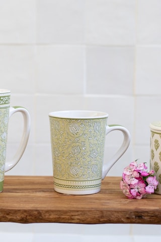 6 tazas de porcelana Soliman - 34 cl