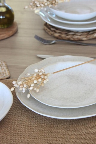 6 platos hondos de cerámica Nuage - 20 cm