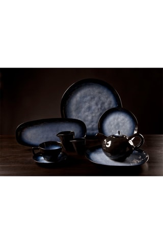 Plato hondo de gres Sapphire - 19,5 x 16,5 cm