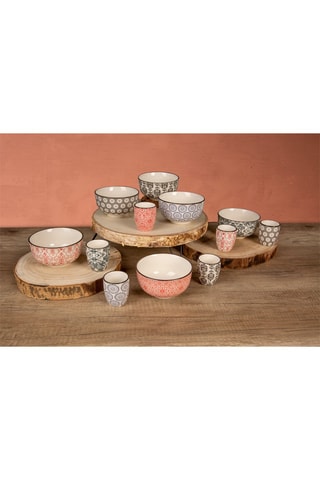 Servizio da colazione in grès Délirio - 12 pezzi