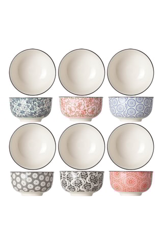 Servizio da colazione in grès Délirio - 12 pezzi