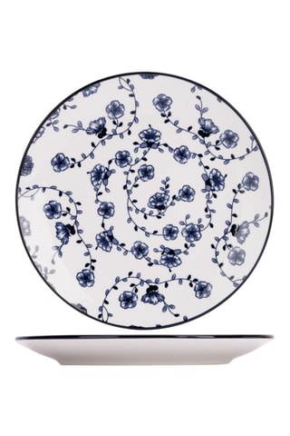 Vajilla de cerámica Flor - 12 piezas