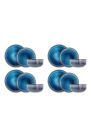 Vajilla de gres Jade - 12 piezas