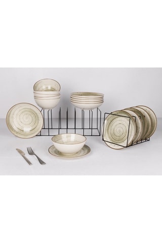 Vajilla de gres Sintra - 18 piezas