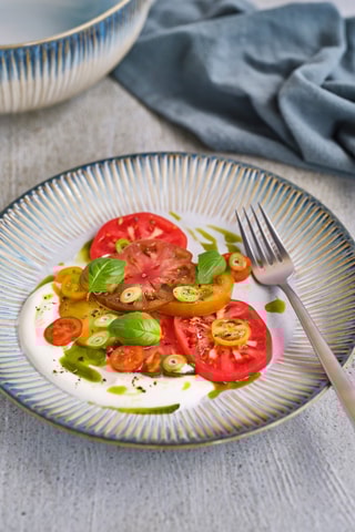 Vajilla de gres Listra Ocean - 18 piezas