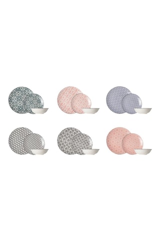 Vajilla de gres Déliro - 18 piezas