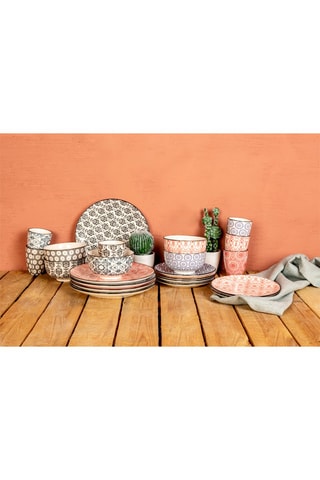 Vajilla de gres Déliro - 24 piezas