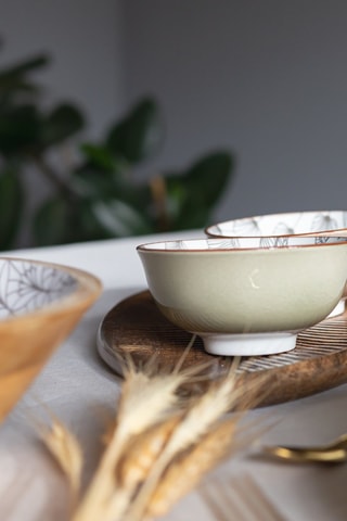 Vajilla de porcelana Sasebo - 18 piezas