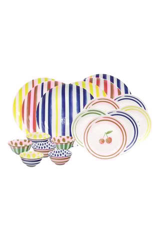 Vajilla de porcelana Le Petit Cabanon - 18 piezas 