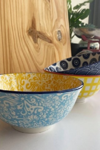 Vajilla de porcelana Sabae - 18 piezas