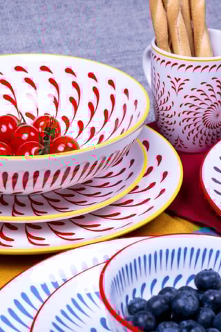 Vajilla de porcelana Kyoto - 30 piezas 