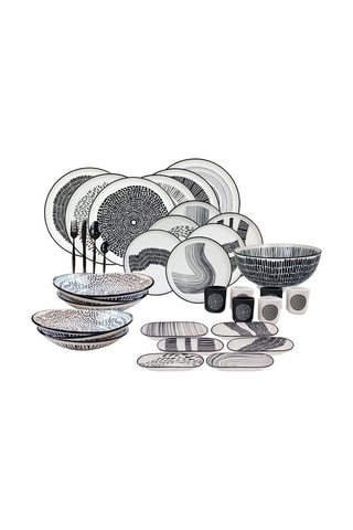 Service en porcelaine Yucatan - 55 pièces