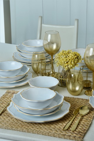 Vajilla de gres - 24 piezas