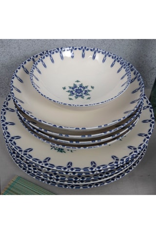 Vajilla de porcelana - 24 piezas