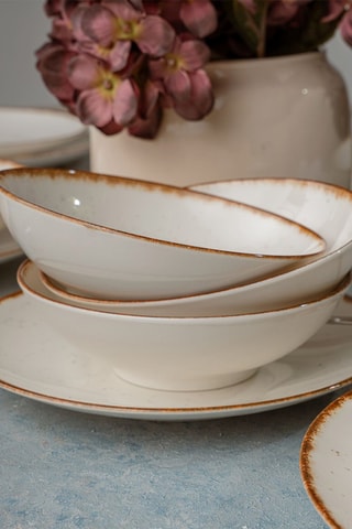 Vajilla de porcelana - 24 piezas