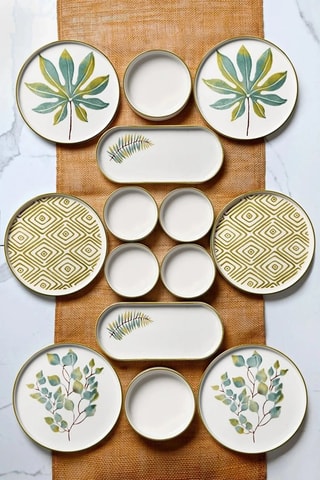 Vajilla de cerámica - 14 piezas