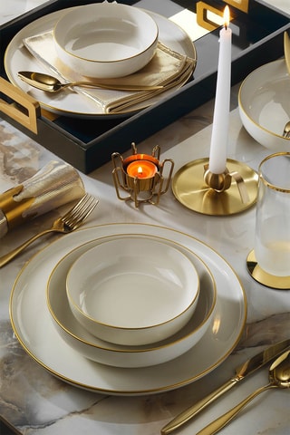 Vajilla de porcelana - 
18 piezas