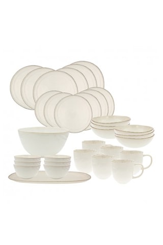 Vajilla de cerámica Coton – 32 piezas