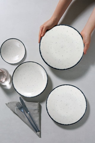 Vajilla de porcelana - 24 piezas