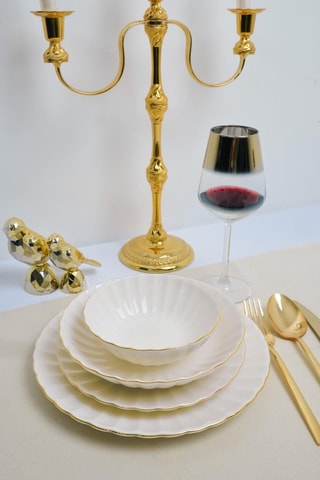 Vajilla de porcelana - 24 piezas