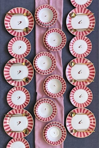 Vajilla de cerámica - 24 piezas