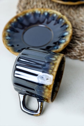 Juego de té de gres - 6 personas