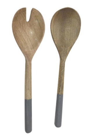 Cubiertos de mango para ensalada Sasebo