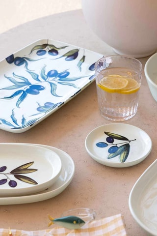 Fuente de cerámica - 33 × 21 cm