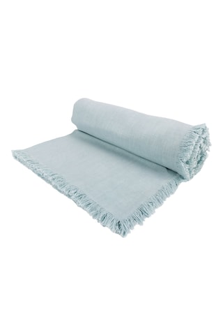 Mantel rectangular - Celeste - 250 x 140 cm