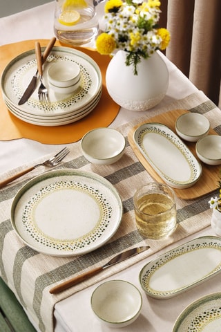 Vajilla de porcelana - 14 piezas