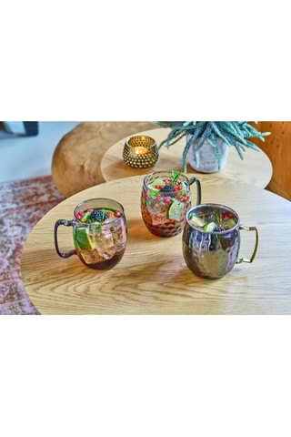 3 tazas de vidrio de borosilicato - 50 cl