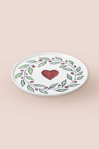 6 platos para tarta de cerámica - 19 cm