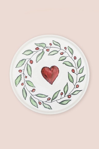 6 platos para tarta de cerámica - 19 cm