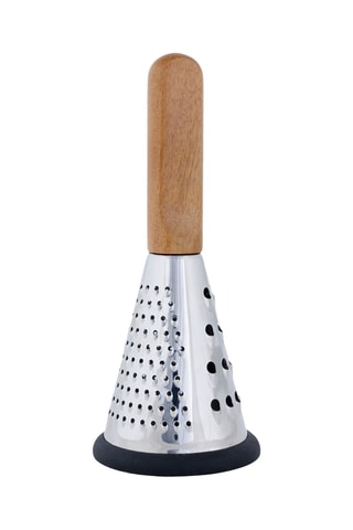 Rallador de acero inoxidable y madera