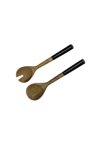 Vajilla para ensalada de madera de mango