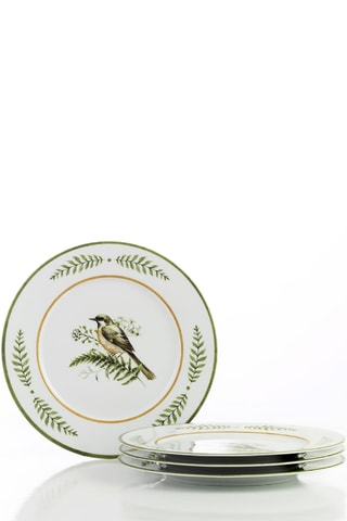 6 platos para tarta de porcelana - 25 cm