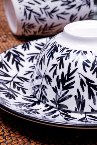 3 platos llanos de porcelana - 20 cm