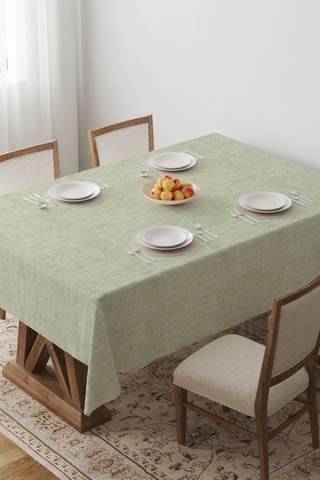 Mantel rectangular - Verde agua - 140 x 140 cm