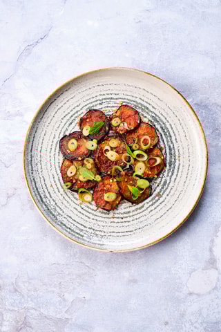 Vajilla de gres cerámico - 18 piezas