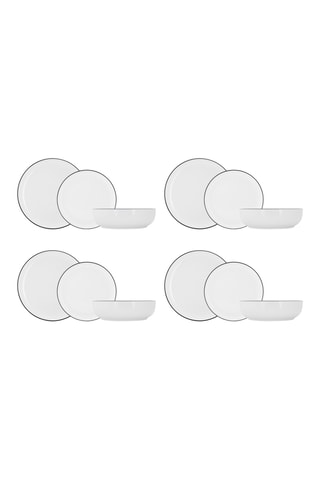 Vajilla de porcelana - 12 piezas