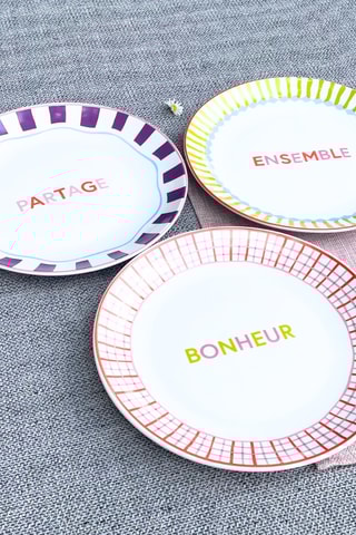 Vajilla de porcelana - 18 piezas