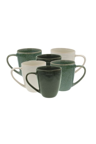 6 tazas de cerámica 