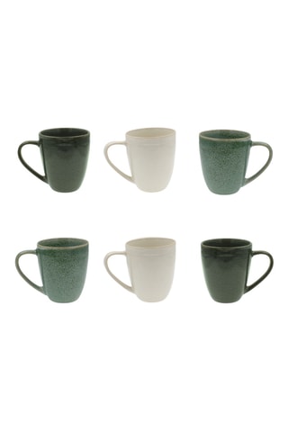 6 tazas de cerámica 