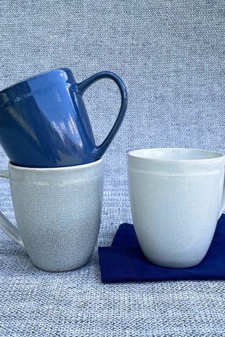 6 tazas de cerámica 