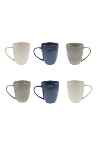 6 tazas de cerámica 