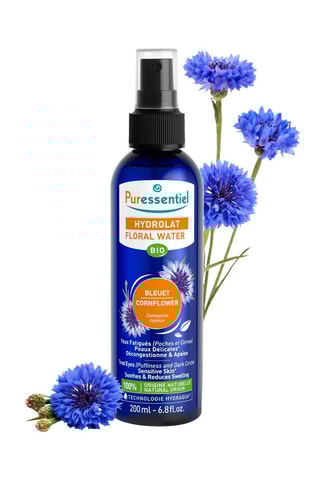 Idrolato di Fiori di fiordaliso bio  -  Occhi e pelli delicate - 200 ml